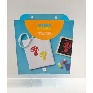 New! Mondo Llama- DIY Screen Print Tote Bag - Craft Kit, Non-Toxic